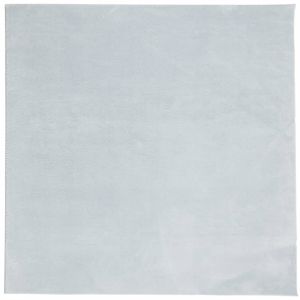 Килим HUARTE с къс косъм, мек и миещ се, син, 160x160 см