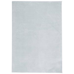 Килим HUARTE с къс косъм, мек и миещ се, син, 140x200 см