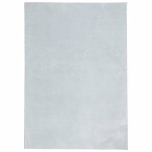 Килим HUARTE с къс косъм, мек и миещ се, син, 160x230 см