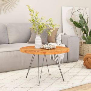 Плот за маса, Ø80x2,5 см, кръгъл, акациево дърво масив