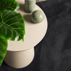 Килим HUARTE с къс косъм, мек и миещ се, черен, 200x280 см