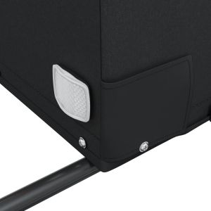 Ремарке за велосипед, черно, 30 кг, желязо