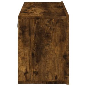 ТВ шкаф, стенен, опушен дъб, 80x30x41 см