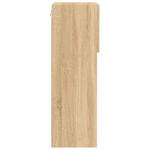 ТВ шкаф с LED осветление, дъб сонома, 40,5x30x90 см