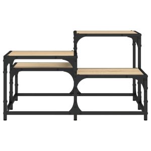 Кафе маса, дъб сонома, 68x68x40 см, инженерно дърво