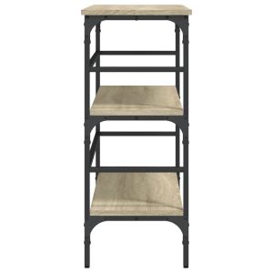 Конзолна маса, дъб сонома, 100x32x75 см, инженерно дърво