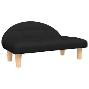 Кучешко легло черно 70x52x30 см кадифе