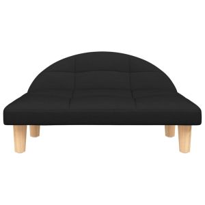 Кучешко легло черно 70x52x30 см кадифе