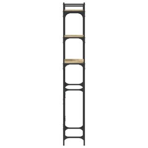 Рафт за пералня, сонома дъб, 67x25x163 см, инженерно дърво