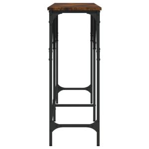 Конзолна маса, опушен дъб, 180x29x75 см, инженерно дърво