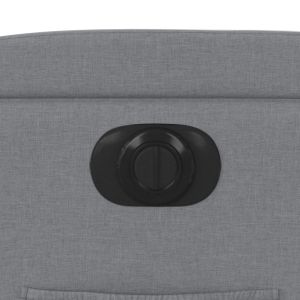 Електрически наклоняем стол, светлосив, текстил