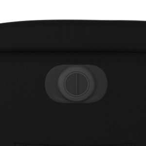 Електрически наклоняем стол, черен, изкуствена кожа