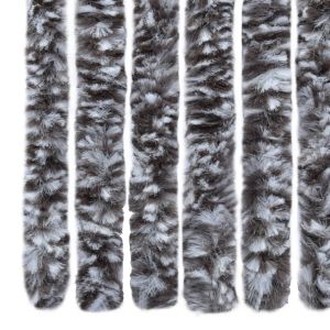 Завеса против насекоми, кафяво и бежово, 56x200 см, шенил