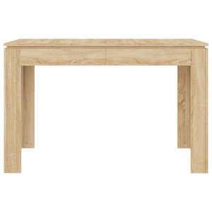 Трапезна маса, дъб сонома, 120x60x76 см, инженерно дърво