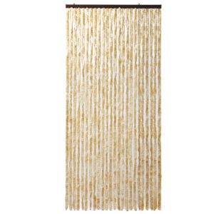 Завеса против насекоми, бежова, 100x220 см, шенил