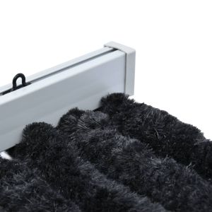 Завеса против насекоми, антрацит, 56x185 см, шенил