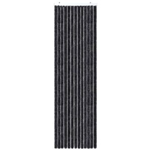 Завеса против насекоми, антрацит, 56x200 см, шенил