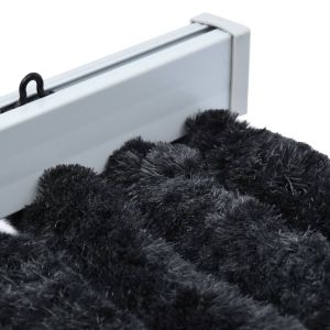 Завеса против насекоми, антрацит, 56x200 см, шенил