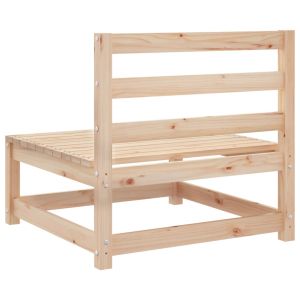 Градински кресла без подлакътници, 2 бр, 70x70x67 см, бор масив