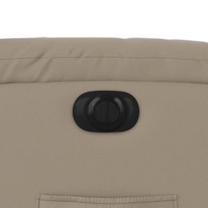 Електрически изправящ масажен реклайнер, капучино, еко кожа