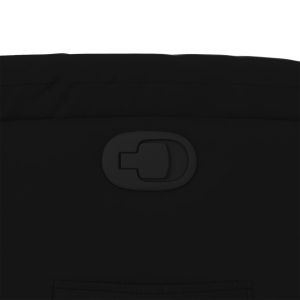 Изправящ реклайнер стол, черен, изкуствена кожа