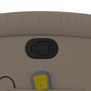 Изправящ масажен наклоняем стол, капучино, изкуствена кожа