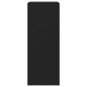 Шкаф за обувки с 2 флип чекмеджета черен 60x42x108 см