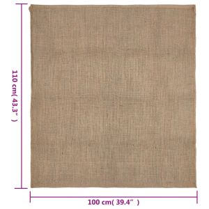 Чували от юта 10 бр 100x110 см 100% юта 220 gsm