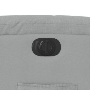 Електрически изправящ реклайнер стол, светлосив, текстил