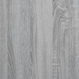 Шкаф за обувки с 2 флип чекмеджета сив сонома 80x34x116 см