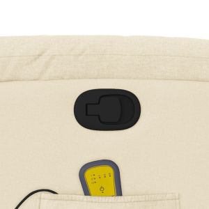 Масажен наклоняем стол, кремав, текстил