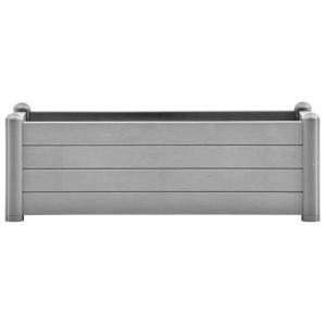 Градинска висока леха, PP, сив камък, 100x43x35 см