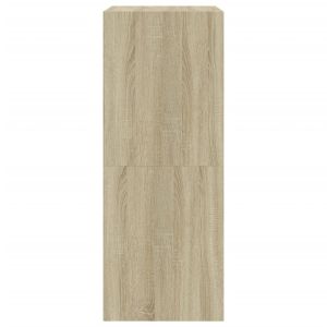 Шкаф за обувки с 2 флип чекмеджета сонома дъб 60x42x108 см