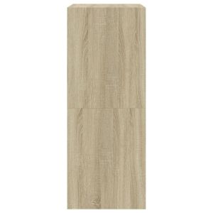 Шкаф за обувки с 2 флип чекмеджета сонома дъб 80x42x108 см