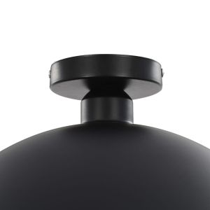 Пендели, 2 бр, черно и златисто, полусферични, E27