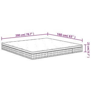 Матрак бонел пружини, Medium, 160x200 см