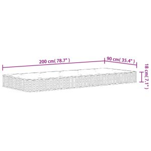 Матрак бонел пружини, Medium, 90x200 см