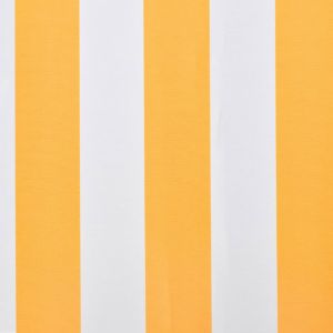 Платнище за тента слънчогледово жълто и бяло 3х2,5м (без рамка)