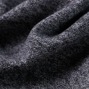 Детски суитшърт с качулка и цип, сив меланж, 104