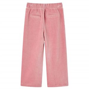 Детски панталон, кадифе, светлорозов, 128