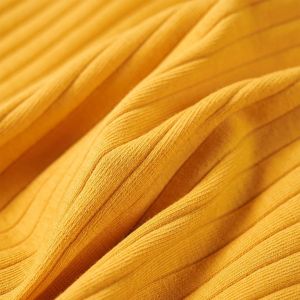 Детска тениска с дълъг ръкав, охра, 116