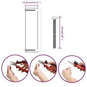Дръжки за шкафове, 5 бр, златисти, 224 мм, неръждаема стомана