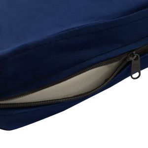 Кучешки диван, син, 72x45x30 см, плюш