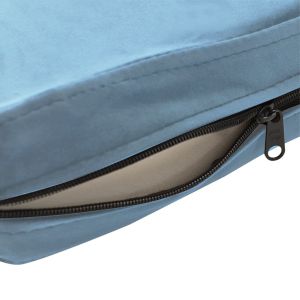 Кучешки диван, тюркоаз, 72x45x30 см, плюш