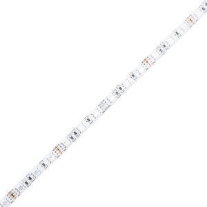 Рамка за легло с табла и LED осветление, кафяв дъб, 90x190 см