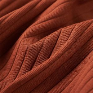 Детска тениска с дълъг ръкав, коняк, 104