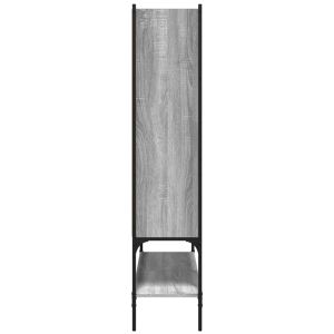 Библиотека, сив сонома, 102x30x141,5 см, инженерно дърво