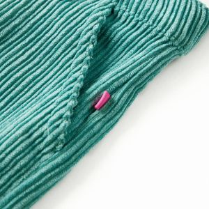 Детски панталон, кадифе, мента зелено, 128