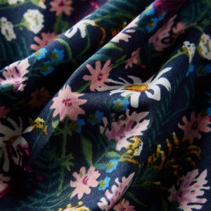 Детска рокля с дълъг ръкав, тъмносиня, 128