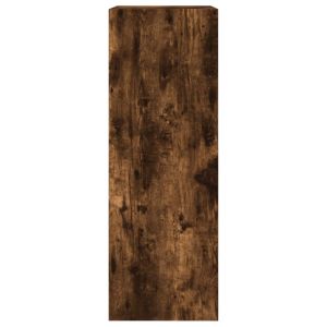 Шкаф за обувки, опушен дъб, 60x34x96,5 см, инженерно дърво